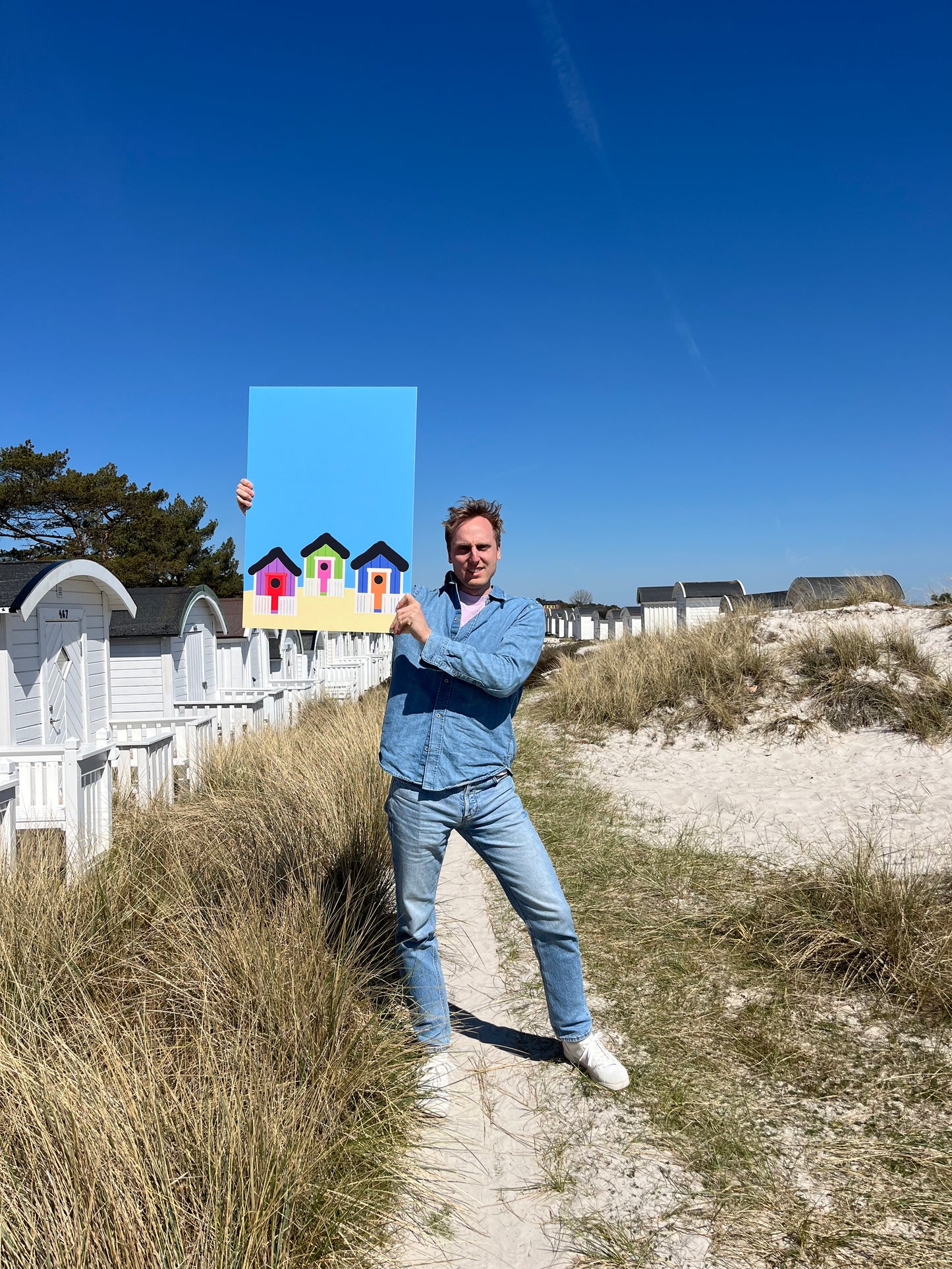 Badhytter Skanör - Poster