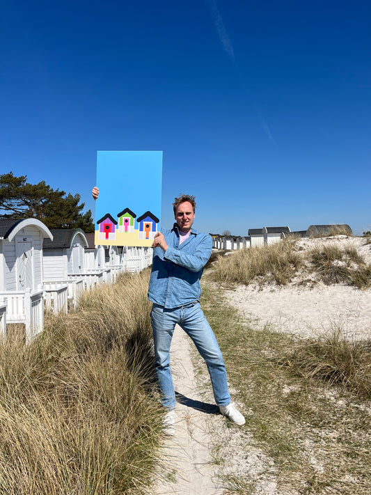 Badhytter Skanör - Poster