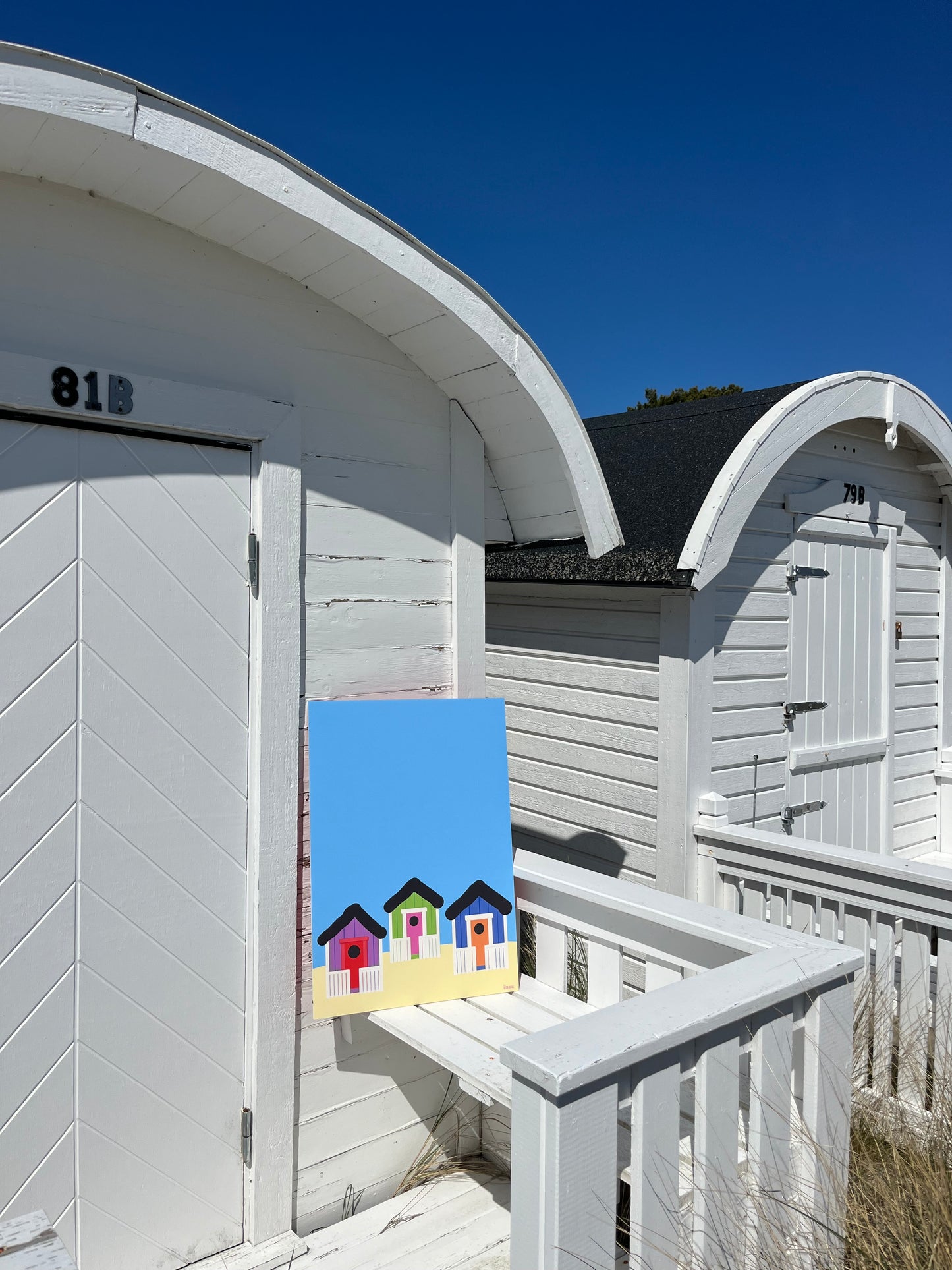 Badhytter Skanör - Poster