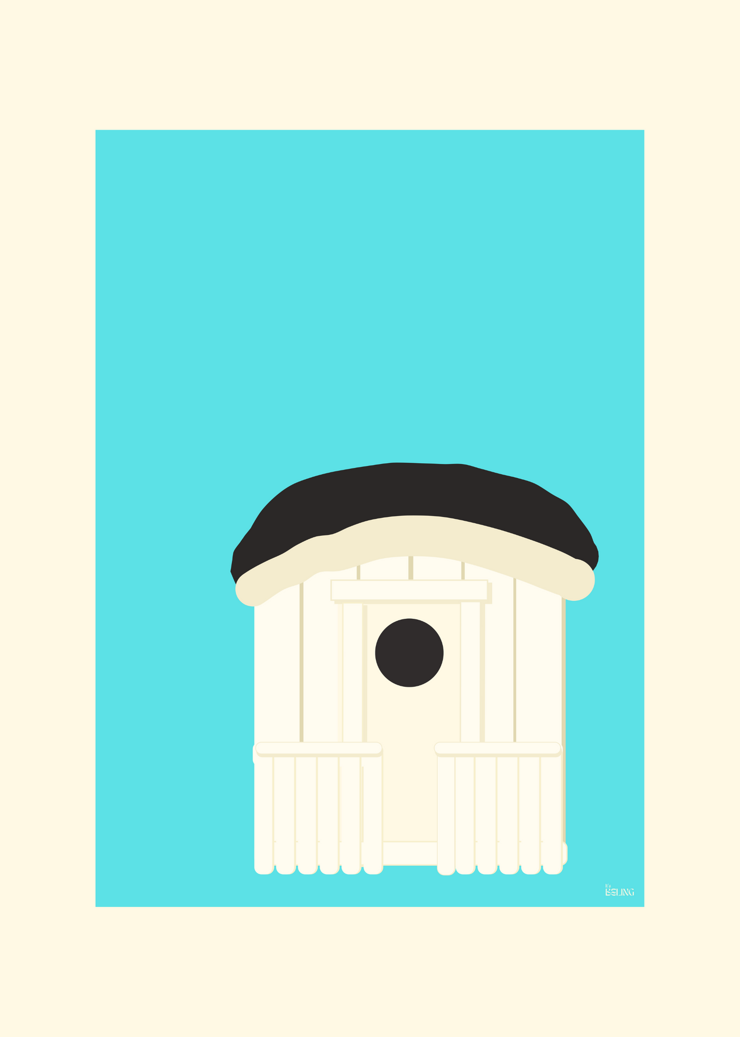 Ljunghusen Badhytt - Poster