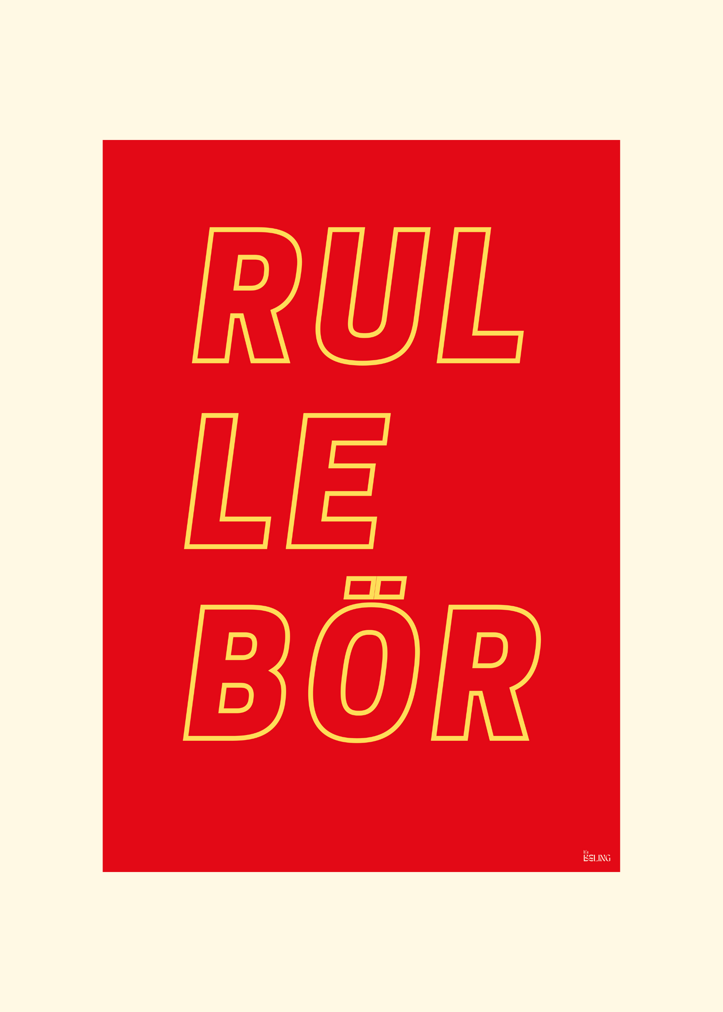 Rullebör - Poster